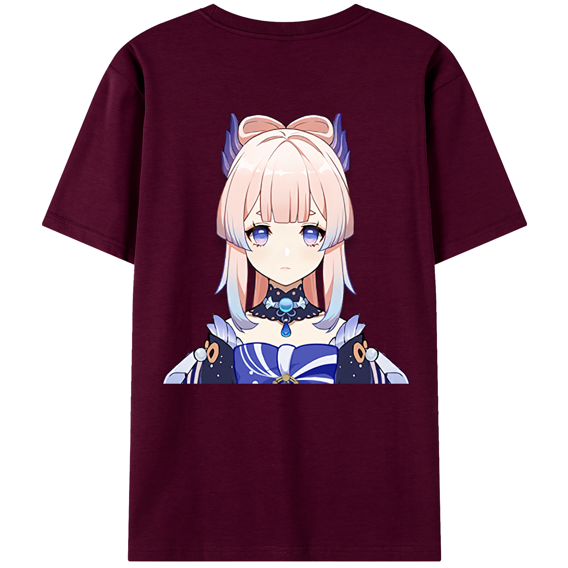 げんし神 珊瑚宮心海 サンゴノミヤ・ココミ genshin Sangonomiya Kokomi レディース半袖Tシャツ(バックプリント)